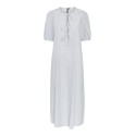PIECES Cholly 2/4 ærme maxi binde kjole - Faded denim