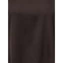 JDY Urba kortærmet asymmetrisk t-shirt - Chocolate Torte
