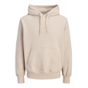 JACK & JONES Frederiksberg monogram sweat hoodie - Feather Gray
