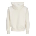 JACK & JONES Frederiksberg monogram sweat hoodie - Whisper White