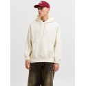 JACK & JONES Frederiksberg monogram sweat hoodie - Whisper White