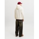 JACK & JONES Frederiksberg monogram sweat hoodie - Whisper White