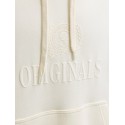 JACK & JONES Frederiksberg monogram sweat hoodie - Whisper White