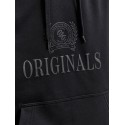 JACK & JONES Frederiksberg monogram sweat hoodie - Sort