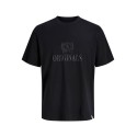 JACK & JONES Frederiksberg monogram kortærmet t-shirt - Sort
