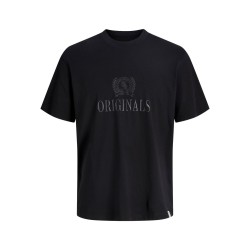 JACK & JONES Frederiksberg monogram kortærmet t-shirt - Sort