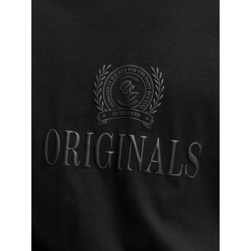 JACK & JONES Frederiksberg monogram kortærmet t-shirt - Sort