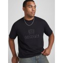 JACK & JONES Frederiksberg monogram kortærmet t-shirt - Sort