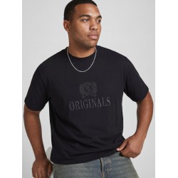 JACK & JONES Frederiksberg monogram kortærmet t-shirt - Sort
