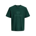 JACK & JONES Frederiksberg monogram kortærmet t-shirt - Pine Grove