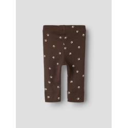 NAME IT Baby Laris x-slim leggings - Chocolate Brown