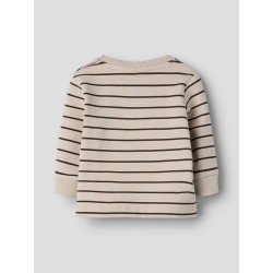 NAME IT Baby Lannar langærmet sweatshirt - Peyote