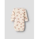 NAME IT Baby Lorens langærmet x-slim bodystocking - Peyote Melange