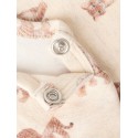NAME IT Baby Lorens langærmet x-slim bodystocking - Peyote Melange