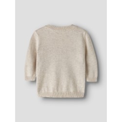 NAME IT Baby Ligan langærmet strik - Peyote