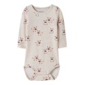 NAME IT Baby Lois langærmet bodystocking - Peyote Melange