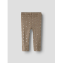 NAME IT Baby Lona x-slim leggings - Taupe Gray