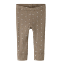 NAME IT Baby Lona x-slim leggings - Taupe Gray