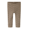 NAME IT Baby Lona x-slim leggings - Taupe Gray