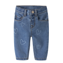 NAME IT Baby Rose mom jeans - Medium Blue Denim HEART