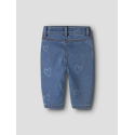 NAME IT Baby Rose mom jeans - Medium Blue Denim HEART