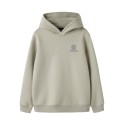 LMTD Hamo langærmet loose sweat hoodie - Abbey Stone