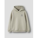 LMTD Hamo langærmet loose sweat hoodie - Abbey Stone