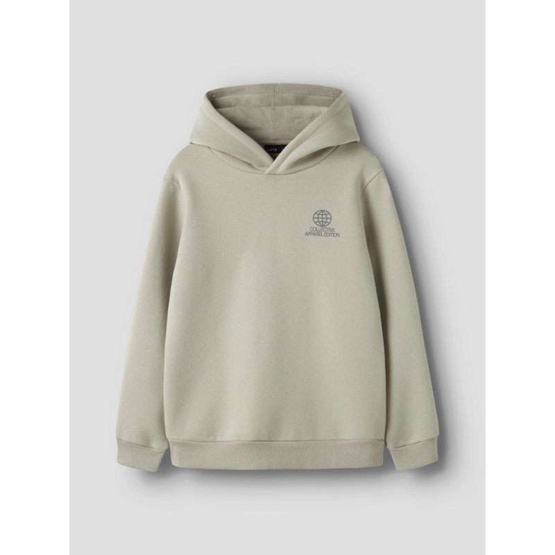 LMTD Hamo langærmet loose sweat hoodie - Abbey Stone