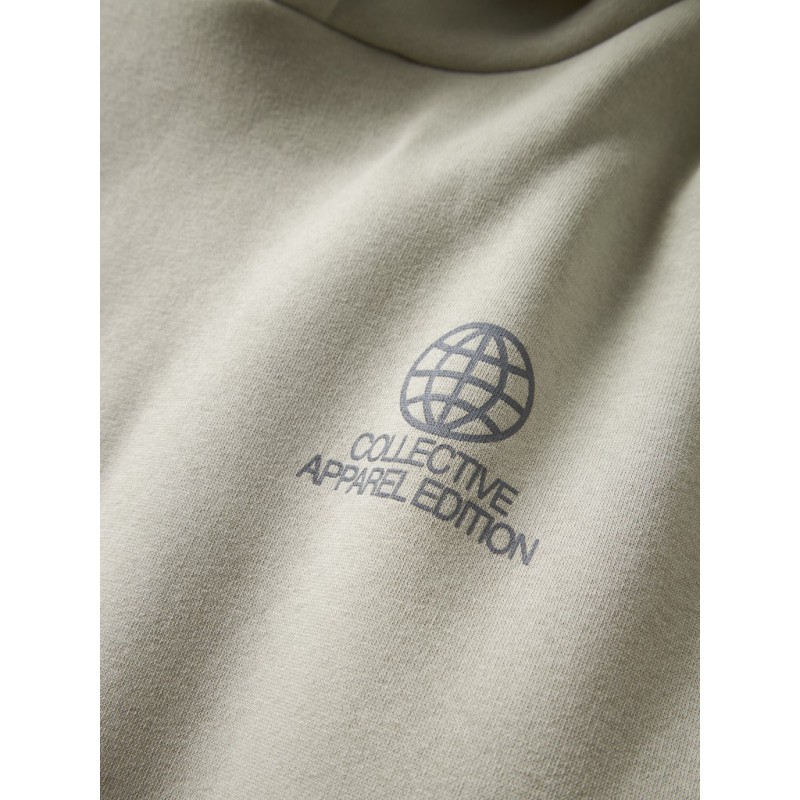 LMTD Hamo langærmet loose sweat hoodie - Abbey Stone
