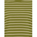 ONLY Happy langærmet stribet t-shirt - Cardamom Seed SANDSHELL