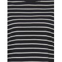 ONLY Happy langærmet stribet t-shirt - Sort CLOUD DANCER
