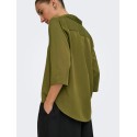 JDY Dolly 3/4 v-hals top - Dark Olive