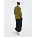 JDY Dolly 3/4 v-hals top - Dark Olive