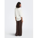 JDY Dolly 3/4 v-hals top - Hvid