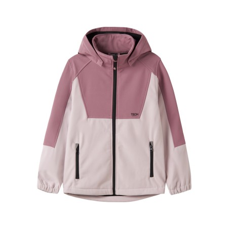 NAME IT Kids Alfa softshell jakke - Wistful Mauve