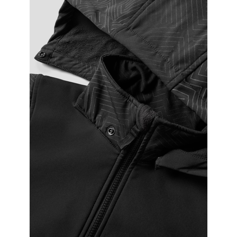 NAME IT Kids Alfa softshell jakke - Sort