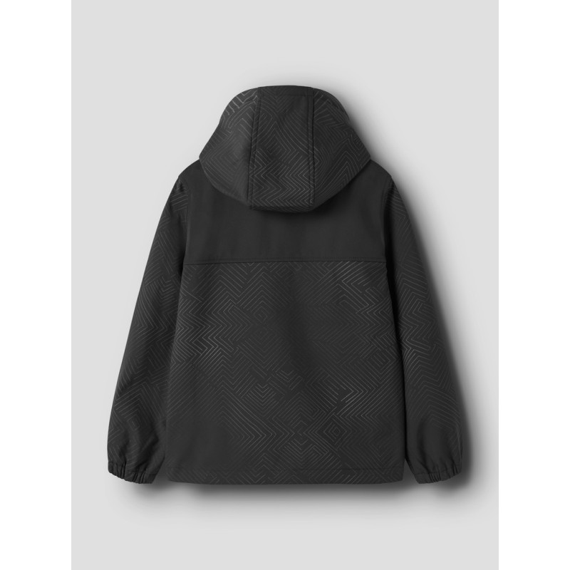 NAME IT Kids Alfa softshell jakke - Sort