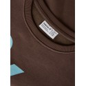 NAME IT KIDS Lana langærmet relaxed sweatshirt - Chocolate Brown