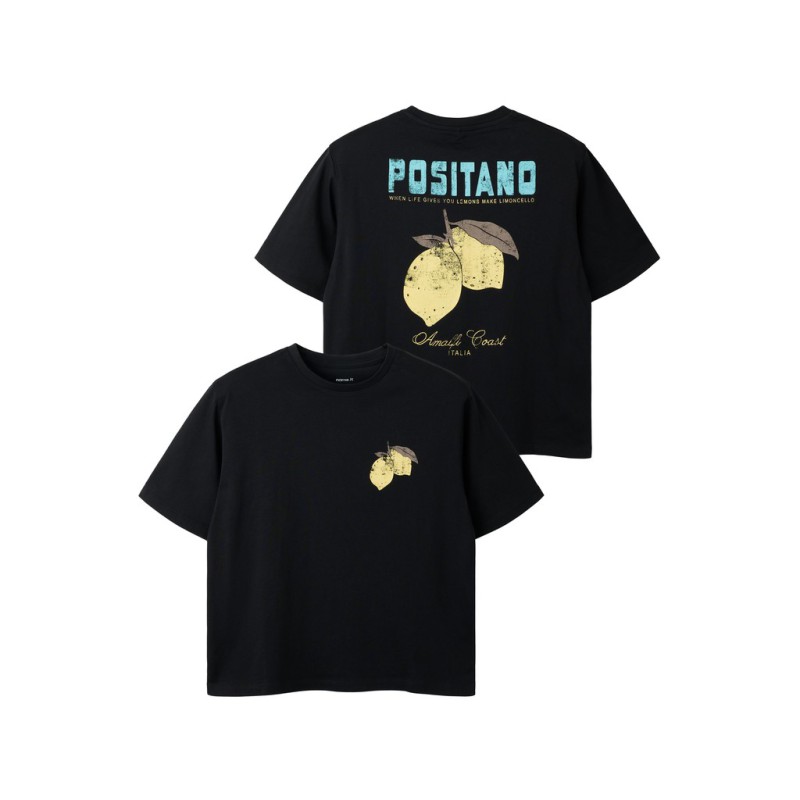 NAME IT Kids Lion kortærmet t-shirt - Black Beauty