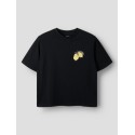 NAME IT Kids Lion kortærmet t-shirt - Black Beauty