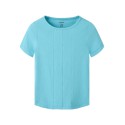 NAME IT Kids Lena kortærmet slim top - Milky Blue