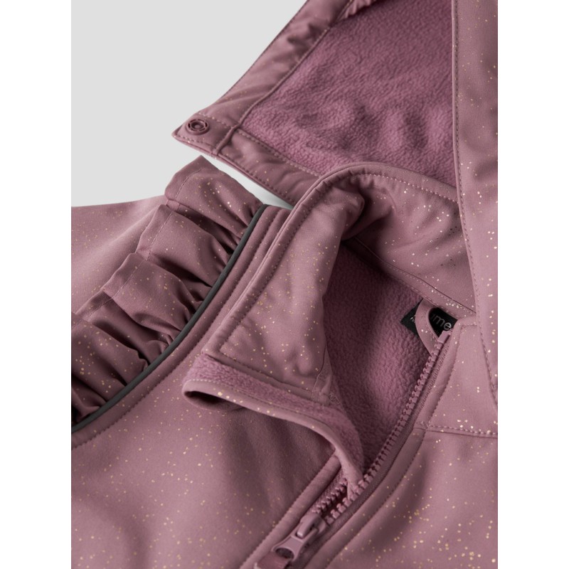 NAME IT Mini Alfa softshell flæse jakke - Wistful Mauve