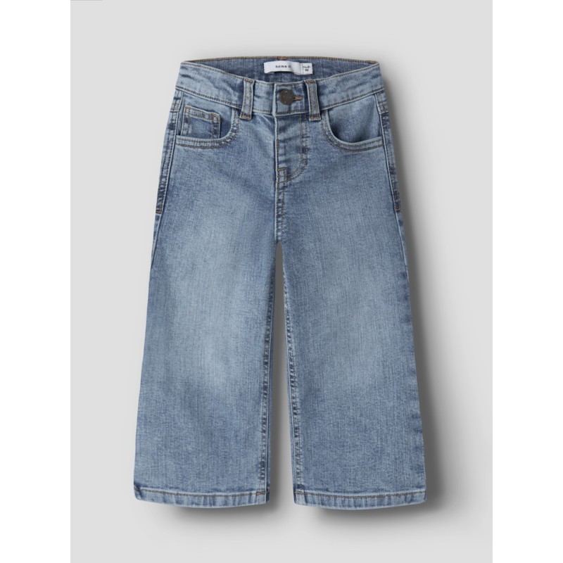 NAME IT Mini Rose Brede Jeans - Medium Blue Denim