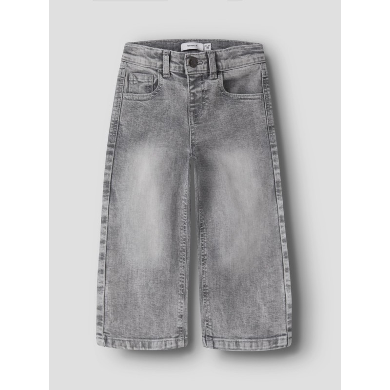 NAME IT Mini Rose Brede Jeans - Medium Grey Denim