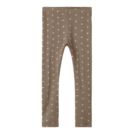 NAME IT Mini Lona x-slim leggings - Taupe Gray