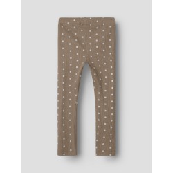 NAME IT Mini Lona x-slim leggings - Taupe Gray