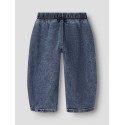 NAME IT Mini Ben barrel denim jeans - Medium Blue Denim