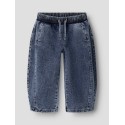 NAME IT Mini Ben barrel denim jeans - Medium Blue Denim