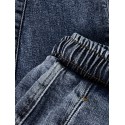 NAME IT Mini Ben barrel denim jeans - Medium Blue Denim