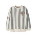 NAME IT Mini Lane langærmet sweatshirt - Antique White